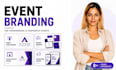 design a professional conference or corporate event logo and brand identity pack