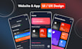 do website ui ux design, app ui ux in figma, UI UX design