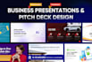 do powerpoint template, google slides, figma, canva slides