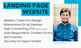 design a one page wordpress website and landing page