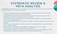 conduct systematic review, meta analysis