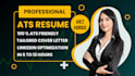 do professional ats resume writing, cover letter, linkedin