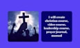 create christian course, video course, leadership course, prayer journal, manual