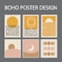 create a boho style wall art and poster