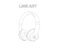 do line art drawing, product outline, technical drawing