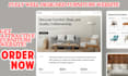 design responsive furniture store or furniture dropshipping website with shopify