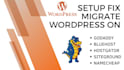 setup web hosting on bluehost, hostinger, hostgator, dreamhost, godaddy
