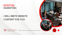 write compelling website content