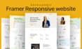 do framer landing page, framer website, fix framer template, cms setup framer
