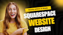 do modern squarespace website design, redesign squarespace