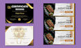 create certificates and gift voucher designs
