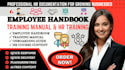 create employee handbook, HR policies, training manual, and onboarding guide