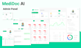 do custom medical admin panel website dashboard design
