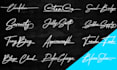 do photography signature handwriting scripted calligraphy cursive logo
