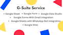 expert in g suite,sites ,experience to groww business us