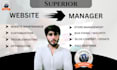 be your website manager expert in website maintenance and management