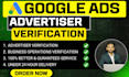 do business operations verification of google ads account