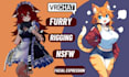 do 3d vrchat avatar vtuber character model character design vr rigging nsfw