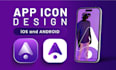 design modern app icon logo