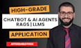 do rag application chatbot ai agent llms in langchain crew ai openai for ai saas