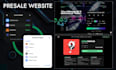 create ico presale website with presale smart contract integration