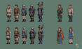 create pixel character 2d spritesheet pixel game art 2d tilesets pixel game map