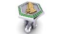 design 3d cufflinks, charms, nose ring, brooch, hairpin, hair bows