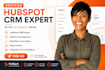 setup hubspot crm hubspot VA workflow marketing automation hubspot landing page