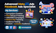 be your advanced meta ads specialist facebook ads specialist