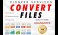 convert files of any format to another format