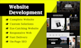 do custom website development to grow your business as a full stack developer