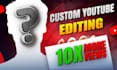 do professional youtube video editing