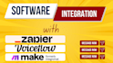 setup integration, automation, webhook or workflow with zapier or make as expert