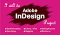 do any adobe indesign projects