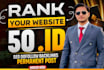 provide high da DR indonesian contextual dofollow  id backlinks