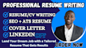 write professional resume ats resume executive resume linkedin resume writing
