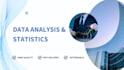 perform statistical data analysis with spss, r, or excel