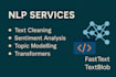 do nlp, machine learning , sentiment analysis using python