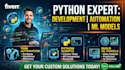 develop python scripts, automate tasks, and build machine learning models