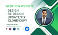 be your webflow expert for bug fixes, customization