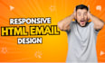 design responsive HTML email flyer template in 6 hours