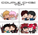 draw you customized chibi couple ych of your ocs or real pic