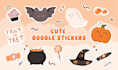 draw custom cute kawaii doodle sticker