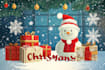create christmas card, greeting card, and invitation cards