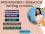 do article writing, summary and research writing