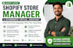 be your shopify store manager and ecommerce virtual assistant