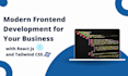be your frontend web developer using HTML, CSS, react js and tailwind CSS