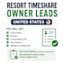 provide resort timeshare owner leads USA