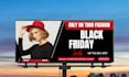 design billboard, banner, signage, outdoor yard sign