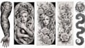 create attractive realism and full sleeve tattoo designs